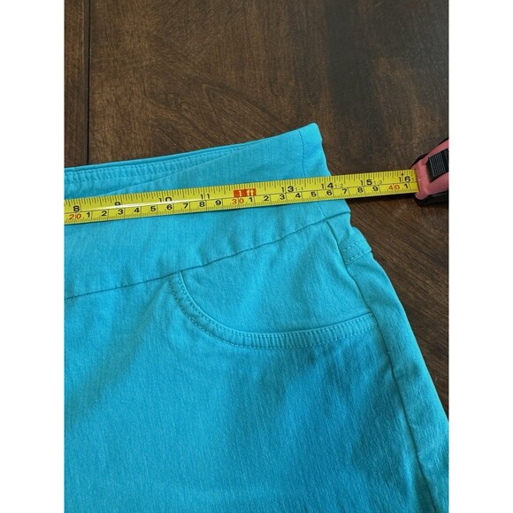 Ruby Road Aqua Capri Pants Size 6 - Picture 4 of 7